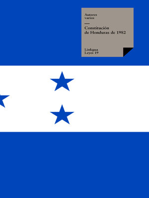 cover image of Constitución de Honduras 1982